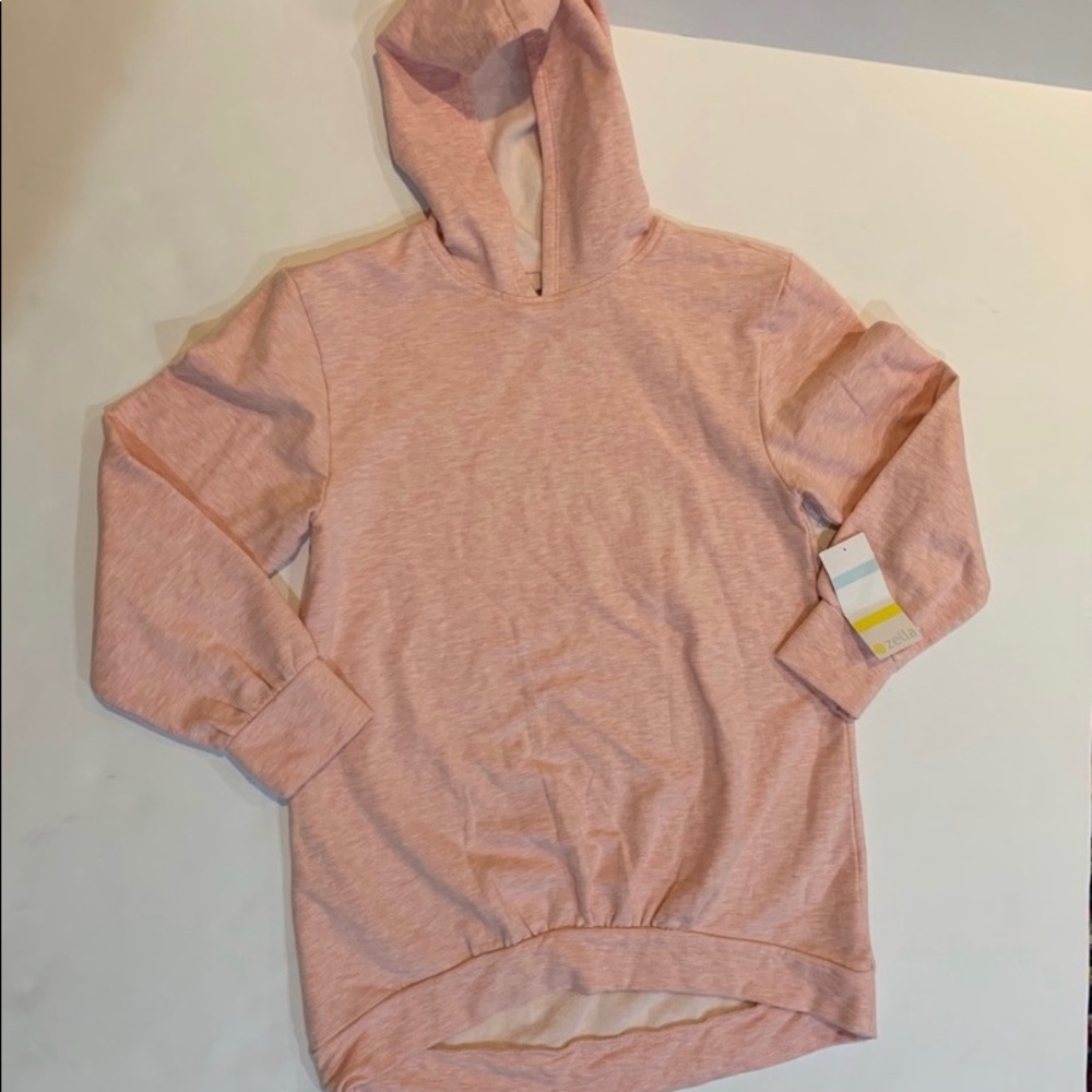 Zella Hoodie large light pink NWT. Size large